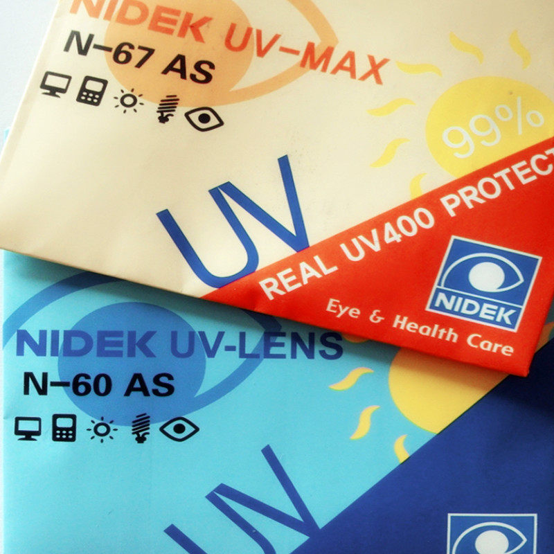 nidek/尼德克uv-max 防蓝光镜片 双面紫外线防护 /单片