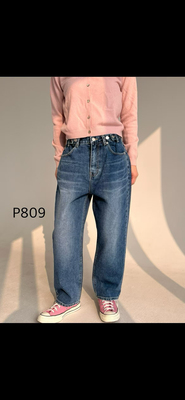 韩国东大门2025夏季新款ITZEL时尚百搭显瘦九分牛仔裤809