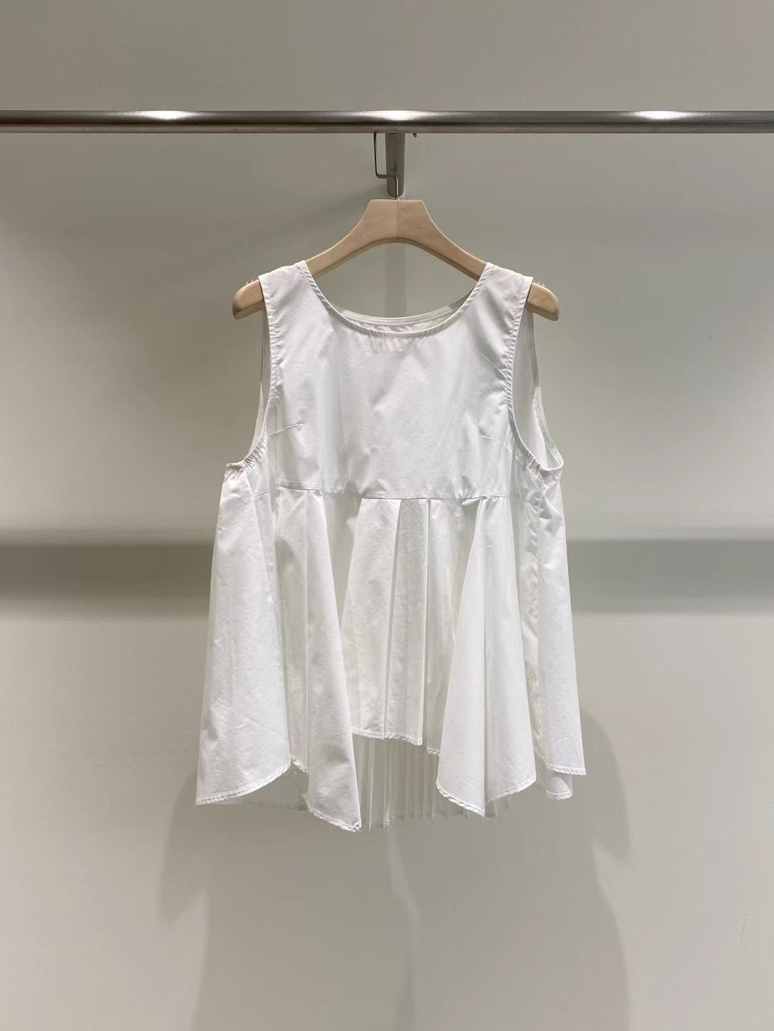 韩国东大门代购2025春新品1968 甜美下摆吊带衬衫上衣