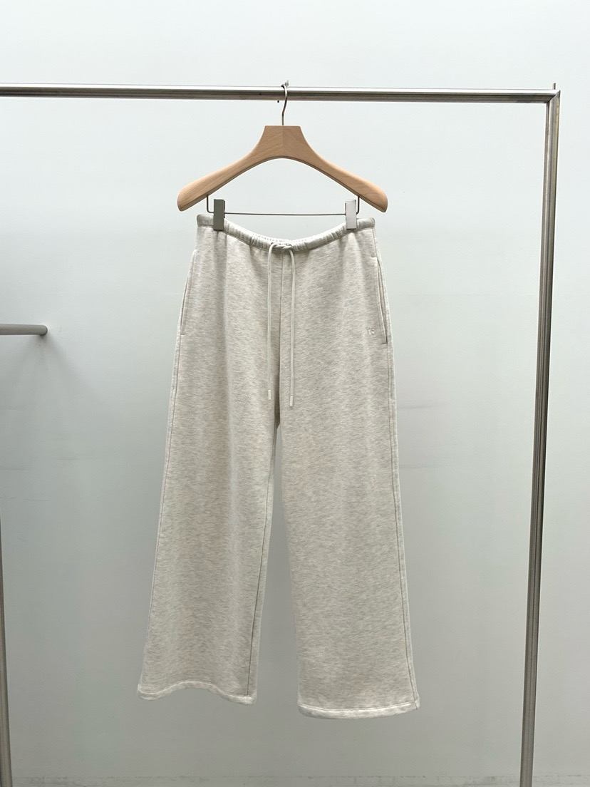 韩国东大门2025冬新品Legacy bone时尚百搭松紧腰加绒休闲裤卫裤