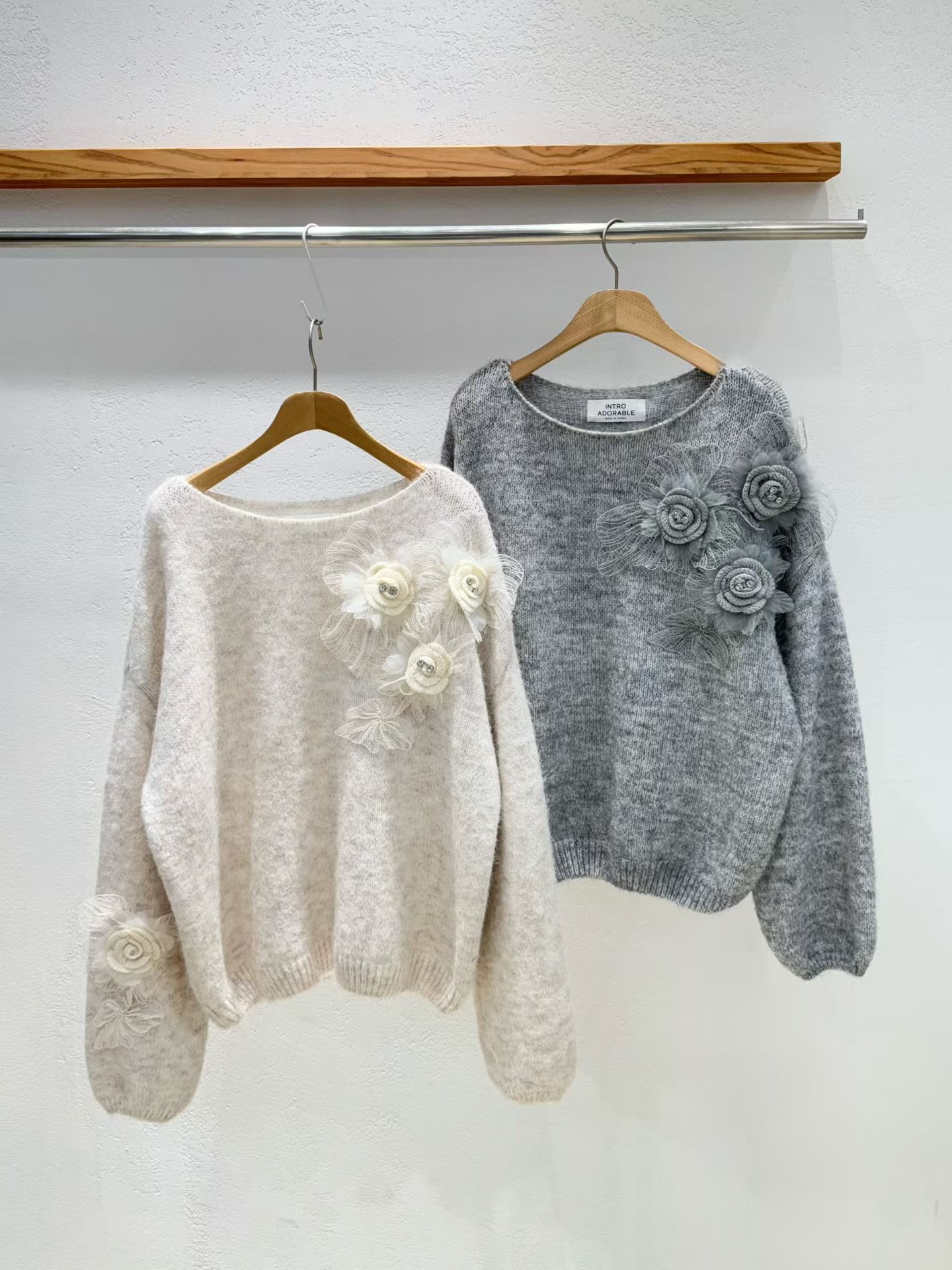 韩国东大门2025新款INTRO时尚花朵