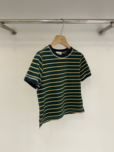 韩国东大门2026春季新品TOOGOOD时尚百搭条纹短袖T恤