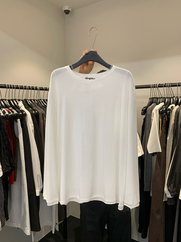 韩国东大门2026秋季新款forth 圆领纯色百搭长袖T恤