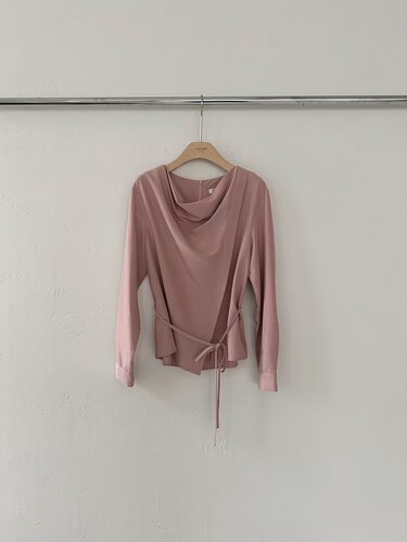 韩国东大门2025冬新款2nd GATE时尚百搭圆领气质衬衫