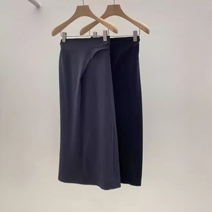 韩国东大门2025夏季新款Legacy bone设计感气质显瘦长款半身裙