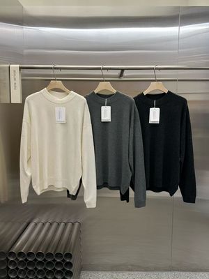 韩国东大门2025冬季新款VELVET时尚百搭圆领纯色针织衫毛衣