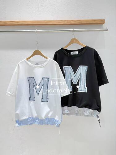 韩国东大门2026夏季新款INTRO简约纯色短袖圆领短袖T恤