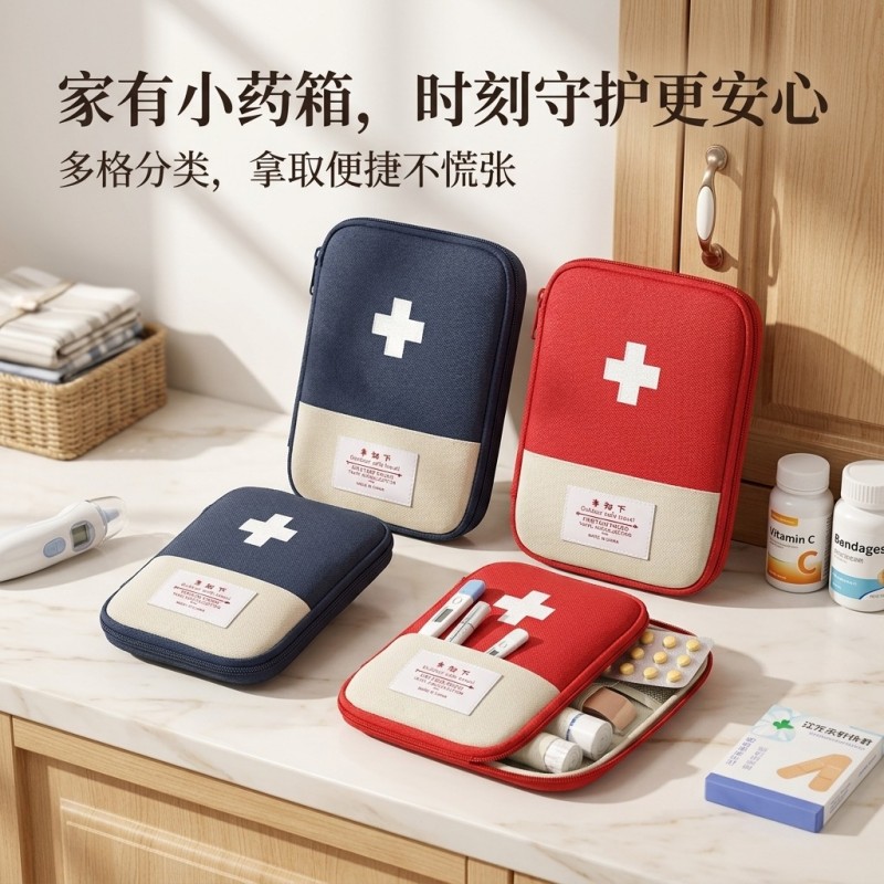 旅游便携医药包旅行随身小药包家用药品收纳包差旅便捷车用应急包