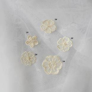 羽绒服的破洞贴章刺绣自粘小号蕾丝布贴免缝补小洞装饰百搭蚊帐时