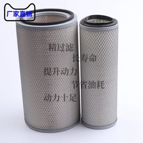 K2036空气滤芯适配玉柴空滤东风货车4108/4110发动机自卸车滤清器
