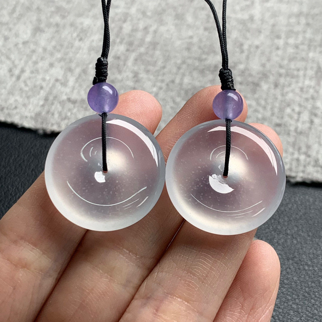 天然A货缅甸翡翠 平安扣一对 尺寸 : 22.7-4.9,珠宝/钻石/翡翠,颈饰,淘宝优惠券,粉丝福利购,淘宝优惠卷