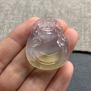 27.2 天然A货缅甸翡翠 33.2 尺寸 4.9 财神