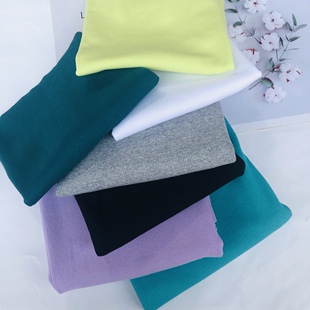 纯棉弹力罗文服装下摆袖口领口裤脚收口用要多少裁多少宽度不一样