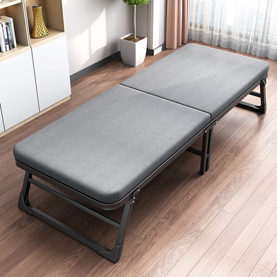 折叠床单人家用板式陪护午休床办公室午睡床简易便携式硬板木板床