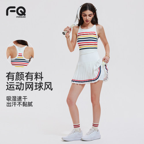 运动套装女夏季羽毛球网球训练