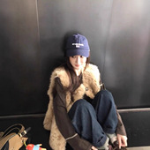 仿托斯卡纳羊毛坎肩外套秋冬百搭加厚高级马甲女 欧尼马甲