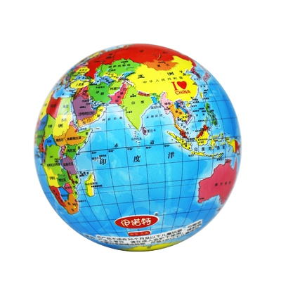 伊诺特世界地图玩具球地球仪