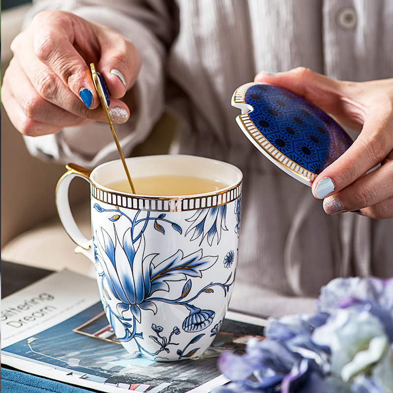 高颜值马克杯子情侣水杯一对杯结婚礼物新婚伴手礼咖啡杯套装礼盒