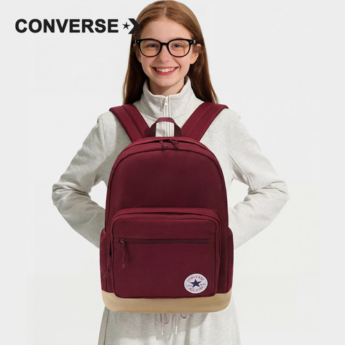 匡威书包女双肩包converse初中生