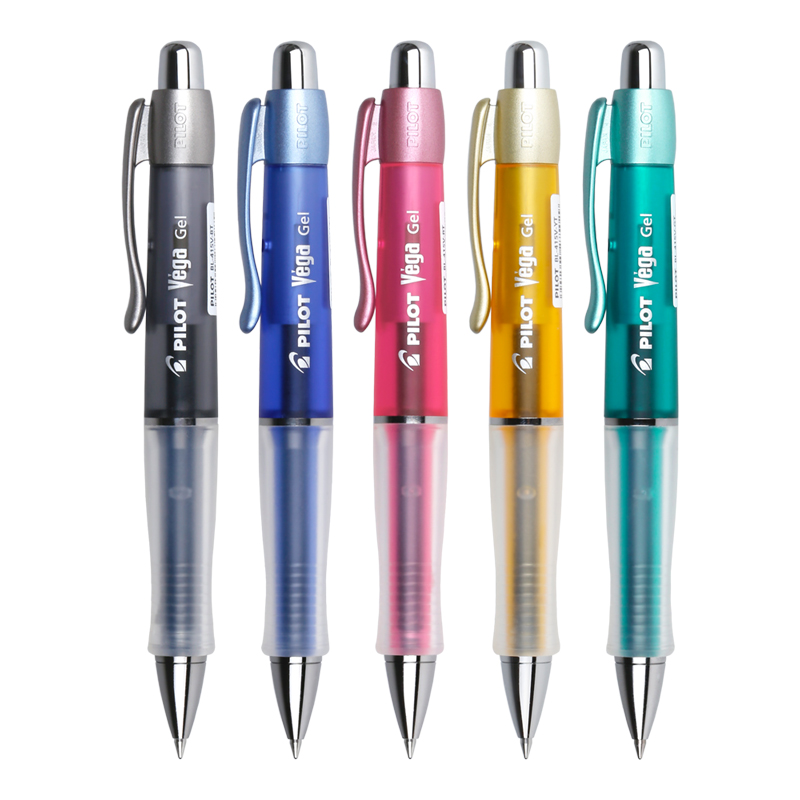 百乐日本防疲劳彩色按动中性笔