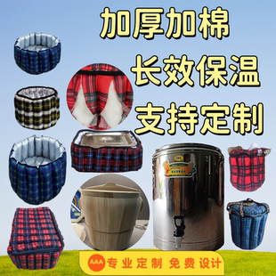 加厚保温包保温袋饭盒便当保暖套圆桶长方形酵素桶加棉保护套定制