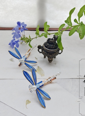 永安不停缠花小蜻蜓古风发簪百搭