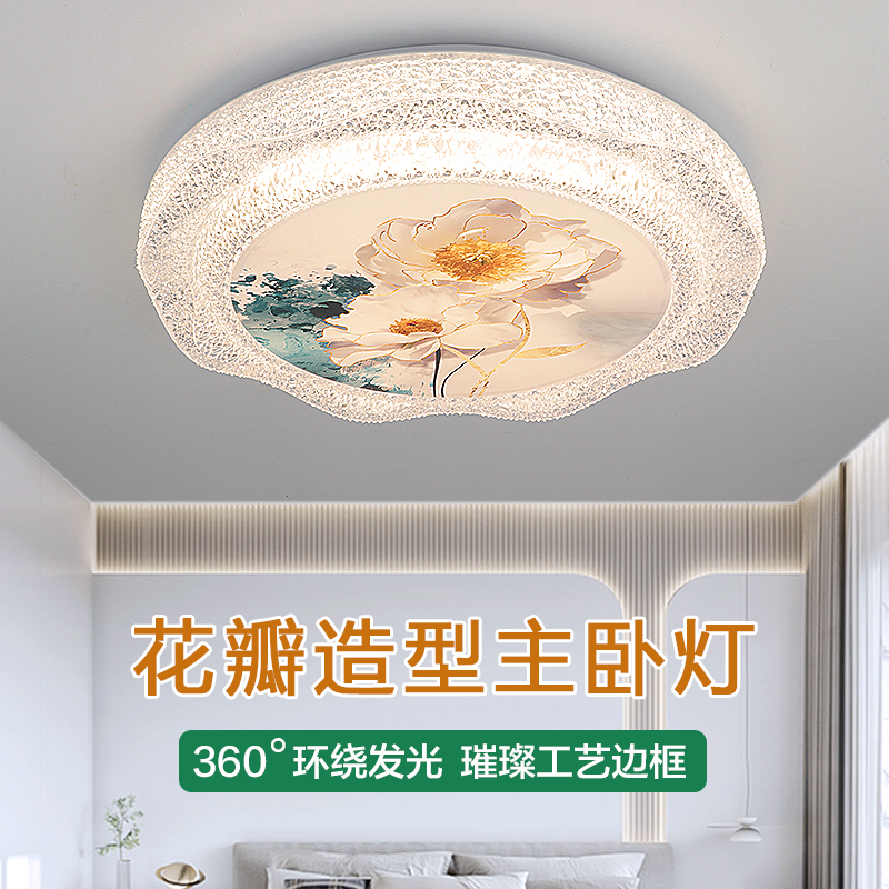 吸顶灯阳台灯圆形亚克力曼烁led