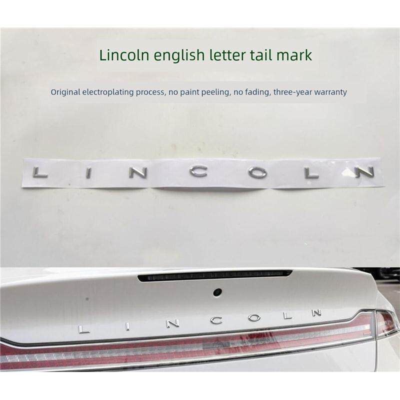 林肯Mkz大陆Mkc领航员Mkx冒险家飞行员车标志英文字母后备箱尾部