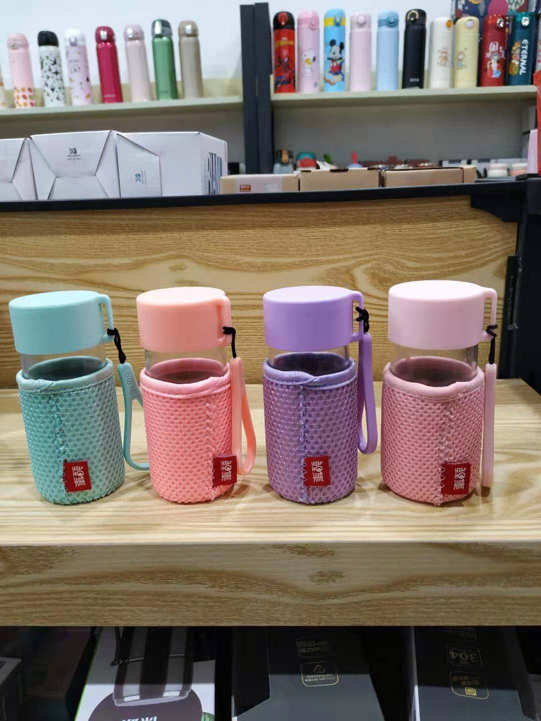 20便利100超小迷你minicup玻璃杯韩国创意便携防漏水随手水杯小巧