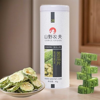 山野农夫苦瓜片干泡水喝菊花茶