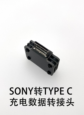 适用SONY-WALKMAN转TYPE C母转接头ZX300A,A45,A55,WM1Z/A充电头