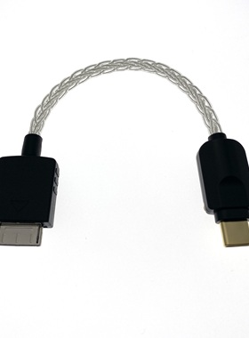 适用于索尼WALKMAN转TYPEC解码耳放线黑砖NW-WM1Z/A,Q3,Q5S数据线