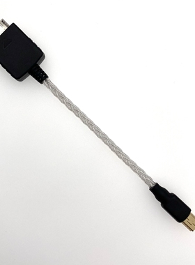 适用索尼SONY WALKMAN转MINI USB解码耳放线PHA2专用镀银线纯银线