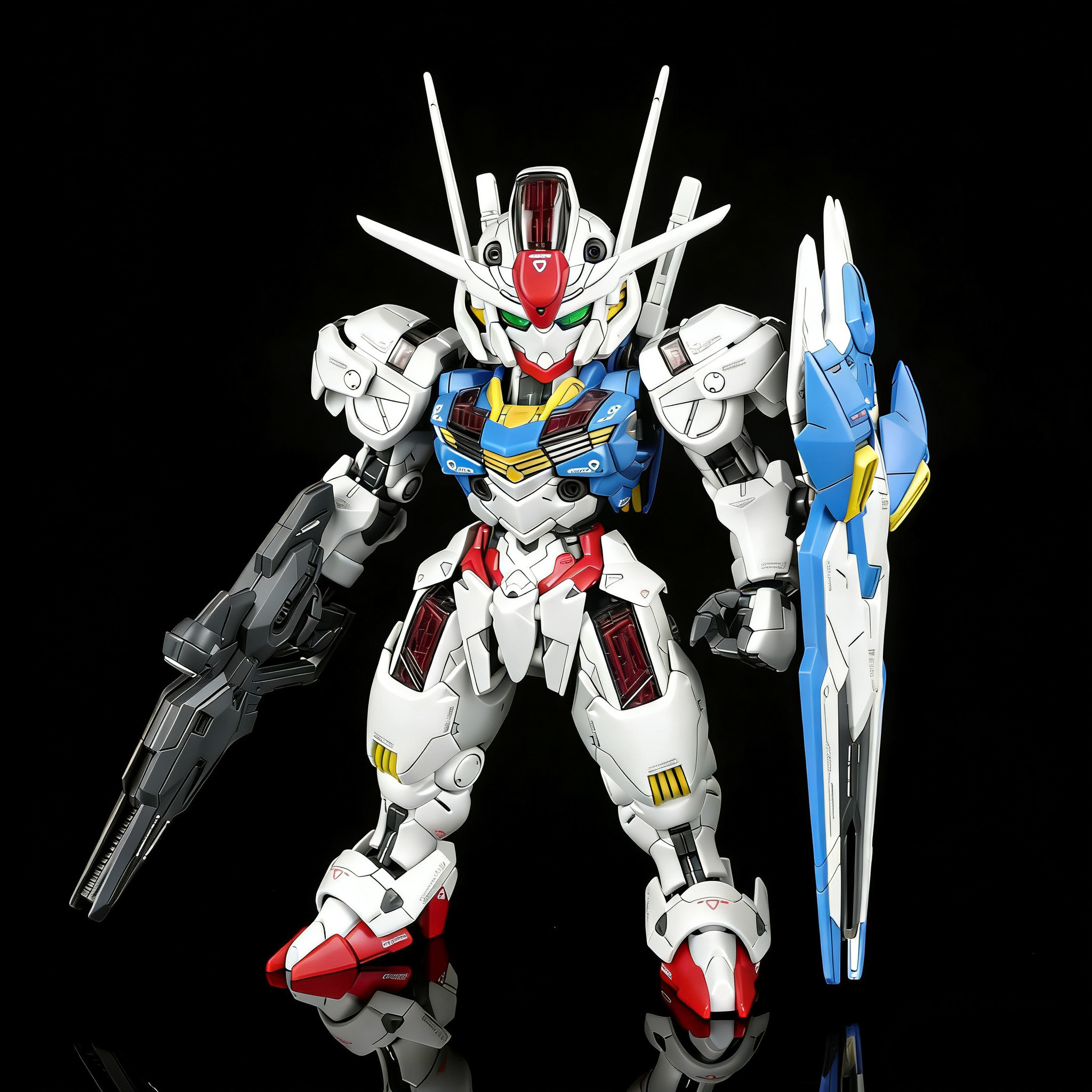 GL 风灵 MGSD 水星的魔女主角机 Q版 高达拼装模型送水贴手办玩具图片