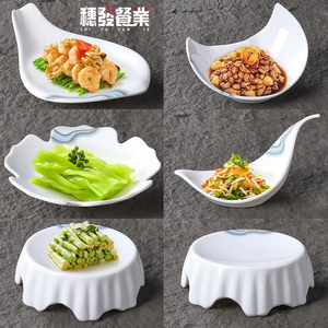密胺异形盘子商用小吃点心盘