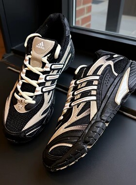 阿迪达斯TEMPER RUN男款透气舒适撞色复古休闲运动鞋老爹鞋JH7143