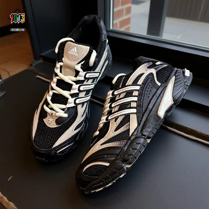 阿迪达斯TEMPER RUN男款透气舒适撞色复古休闲运动鞋老爹鞋JH7143