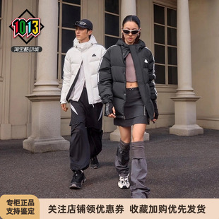 阿迪达斯秋冬男女防风保暖连帽休闲运动羽绒服外套 JW6732 JM9128