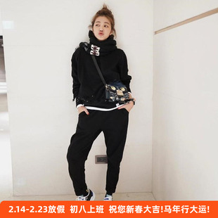 ADIDAS XBYO春秋三叶草运动裤外套装卫衣女BK2306 2287 2303 2288