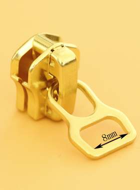 正品YKK5号金属拉链头拉头自锁5M DA8TCR1金铜色diy码装拉链配件