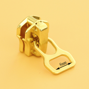 正品YKK5号金属拉链头拉头自锁5M DA8TCR1金铜色diy码装拉链配件