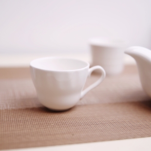 45%纯白骨瓷茶壶泡茶单壶陶瓷茶壶家用功夫茶具茶杯