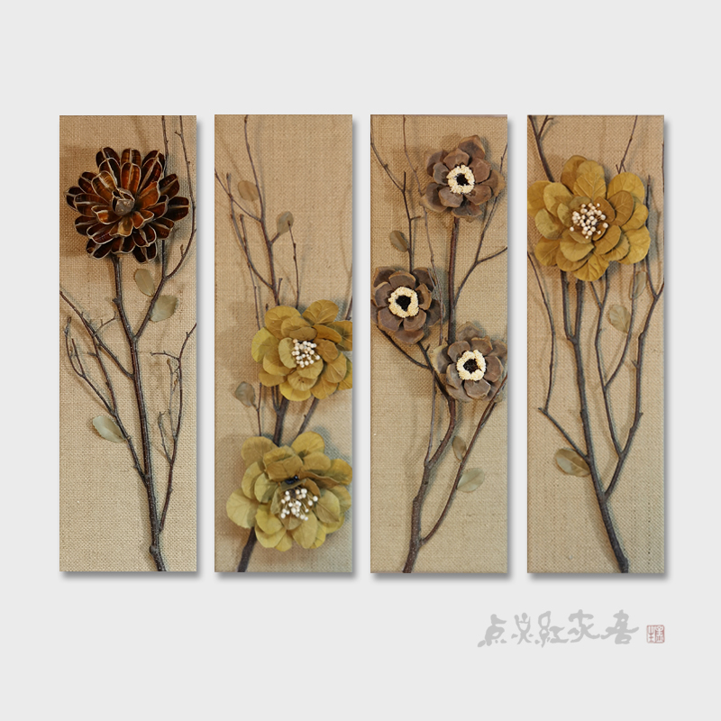 麻布墙面装饰东南亚怀旧东南亚