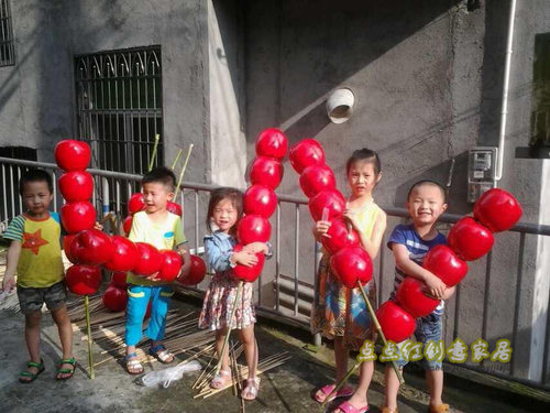 仿真糖葫芦拍摄舞蹈道具