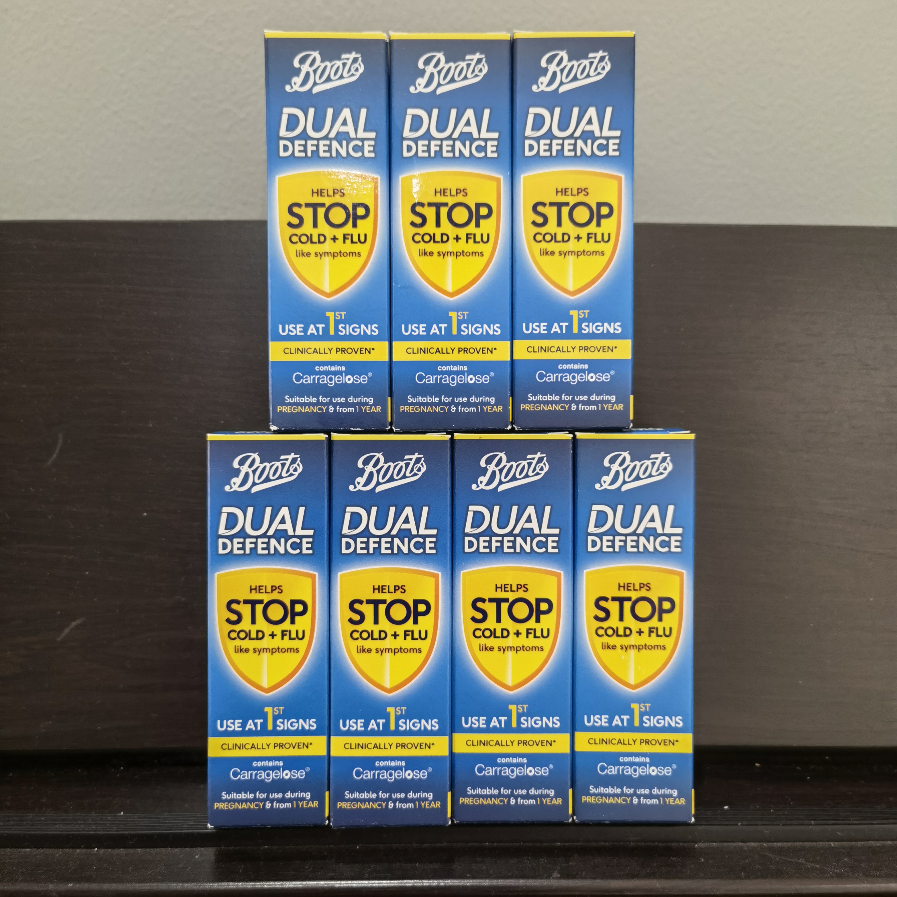 英国7瓶直邮28年Boots液体口罩Dual Defence喷雾孕产妇日常防护