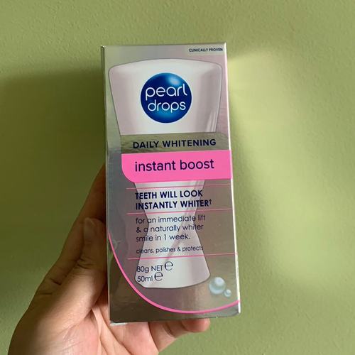 现货英国pearl drops 倍洁丽美白亮白去渍去黄牙膏护牙龈贝嫂推荐