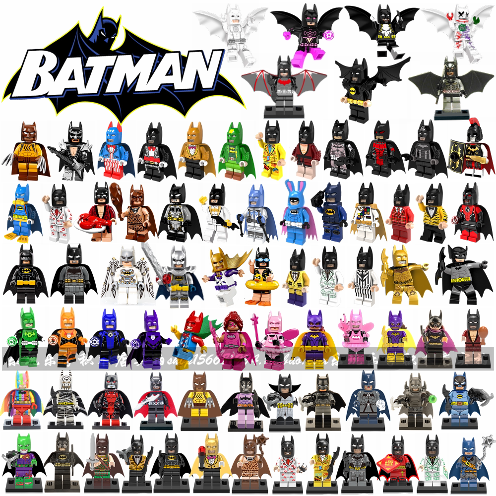 正义联盟蝙蝠侠 batman 布鲁斯韦恩 蝙蝠侠积木人仔