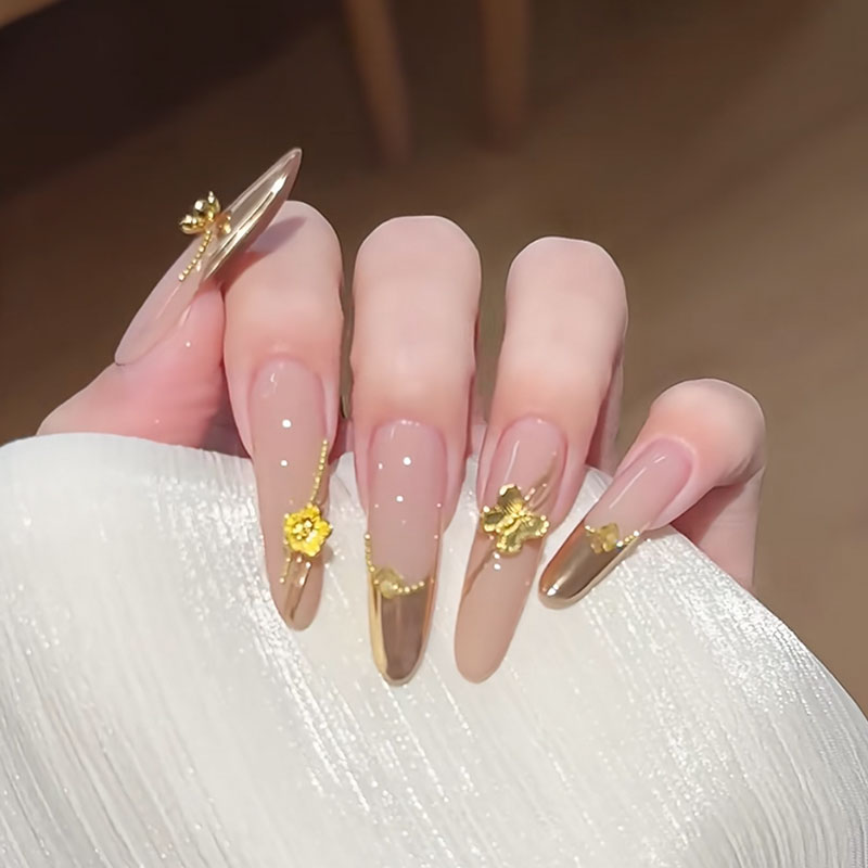 发财小金花手工穿戴美甲