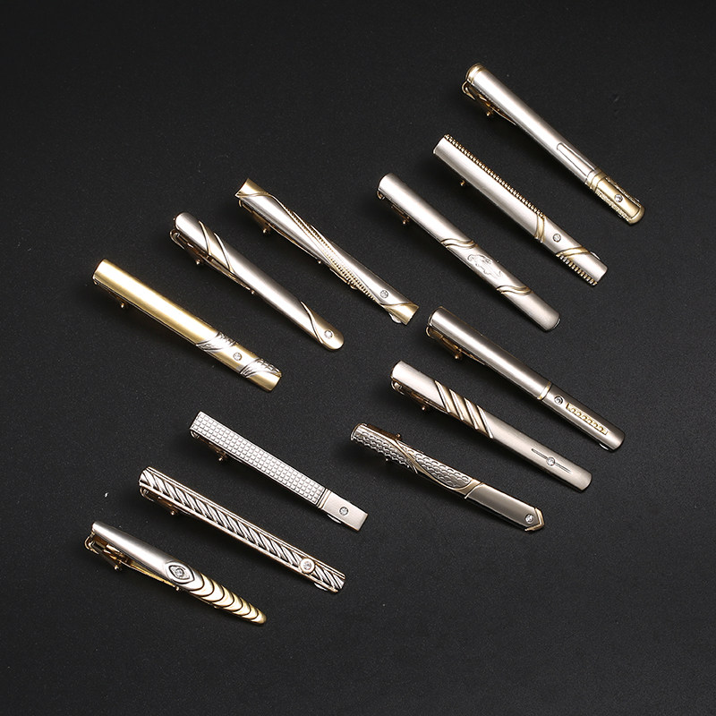 男士时尚简约金色领带夹 韩版夹子简约商务职业结婚领夹在类目 服饰配件/皮带/帽子/围巾, 领带夹中 - 来自Buy2taobao.com提供专业的淘宝代购服务