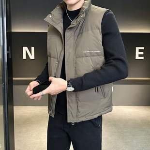 立领休闲百搭羽绒马甲 男士 2025优质白鸭绒精品时尚 都市秋冬新款